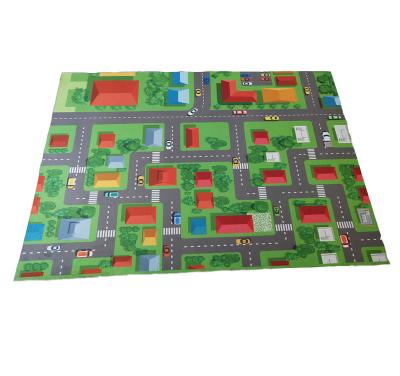 China Colorful 3D Non Slip Anti Slip Printed Children Playing Mats for sale