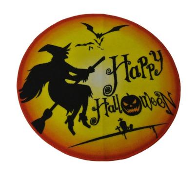 China Round Shape Non-Slip Halloween Kids Printed Rugs for sale