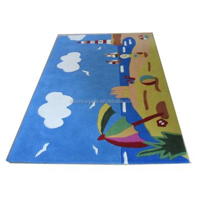 China Other Kids Play Modern Adorning Rug 3D Shaggy Rug Moroccan Alfombras Bedroom Area Rugs Carpet Protector for sale