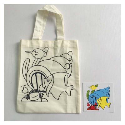 China China factory custom new fashion cotton webbing folding cute printing shopping bag for sale