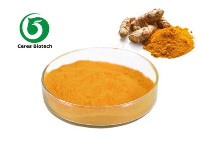 China Medical Grade Digestive Health Turmeric Root Extract Yellow Orange Color for sale