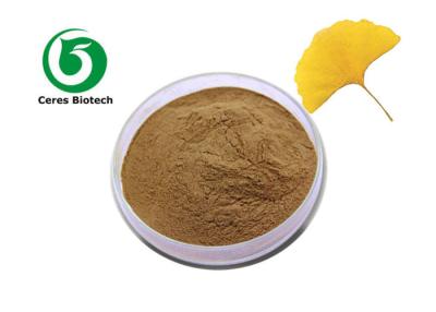 China EP Grade Ginkgo Biloba Extract Powder Brown Powder For Healthcare High Efficiency for sale