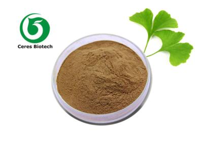 China Gbe 761 van het het Bladuittreksel 24% van Ginkgo Biloba Flavones 6% Lactones Oplosbare Extractie Te koop