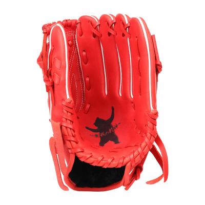 China PU customization leather baseball mittensFull grain youth infield baseball leather mitts for sale