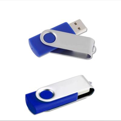 China Stainless Swivel USB Flash Drive Customized Logo And Color Total Capacity 128MB 256MB 512MB 4gb 8gb 16gb 32gb 64gb 128gb Stainless Swivel USB Flash Drive for sale