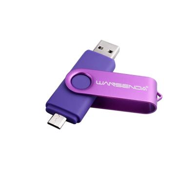 China Plastic Factory OEM 4GB 8GB 16GB 32GB 64GB Custom Swivel OTG USB Flash Drive for Type-C and Android iPhone for sale