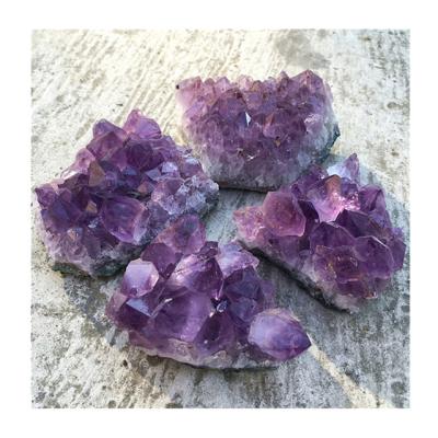 China Wholesale Natural Rough Stone Geode Europe Amethyst Crystal Gemstone Group For Home Decoration for sale