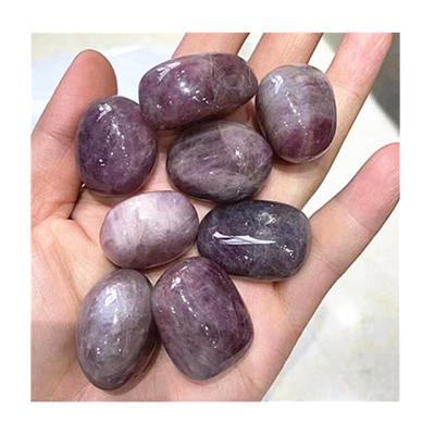 China New Arrival Europe Loose Crystals Natural Crystal Healing Stones Purple Rose Quartz Tumbled Stones For Sale for sale