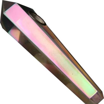 China Wholesale Natural Europe Custom Folk Craft Angel Aura Quartz Crystal Smoking Pipe For Man Gifts for sale