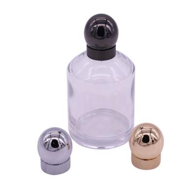 China Non Spill Ball Cap Lids Caps Closures Luxurious Zamac Perfume Cap OEM For FEA 15 Perfume Bottle for sale