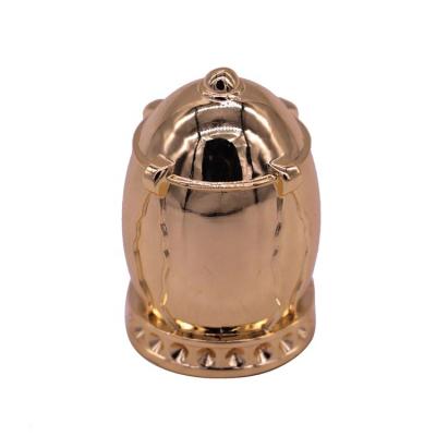 China Non puddle bullet shape design with zamac crystal zinc alloy perfume covers overcaps for perfume 24mm for sale