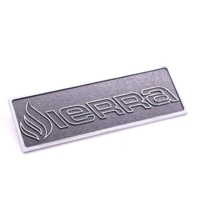 China China Custom Engraved Logo Metal Plate Sticker For Kitchen Oven Machine Scutcheon for sale