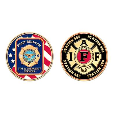 China Firefighter Dustin Powell Creates Custom Challenge Coins from China for sale