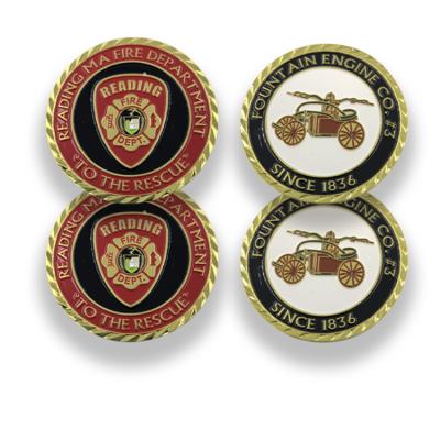 China China Custom Design Sun Edge Reading Ma Laughter Deapartment Blank Military Challenge Coins Hard Enamel for sale