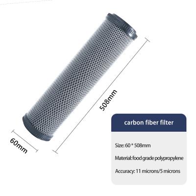 China Hotels Factory Customization Stainless Steel Wire Mesh Activated Carbon Filter Pressure Filter Element Carbon Fiber Filter for sale