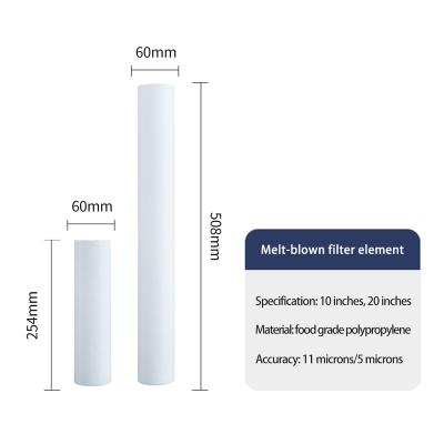 China Hotels Elevate Your Filtration Efficiency with Meltblown Filter Cartridges: Rugged, Reliable, and Versatile for sale