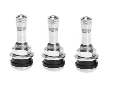 China Chrome Metal Valve Stems 1.5 MPa Max Pressure Bolt In Style For Car / Truck for sale