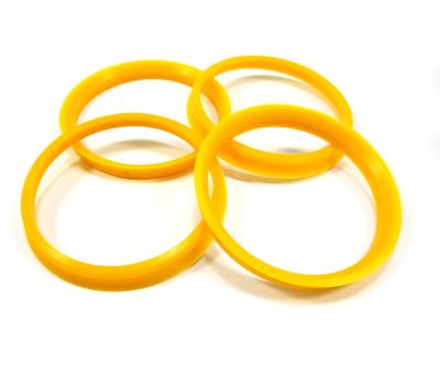 China Plastic Centering Rings For Rims Yellow Color , Audi / VW Spare Parts Easy Installation for sale