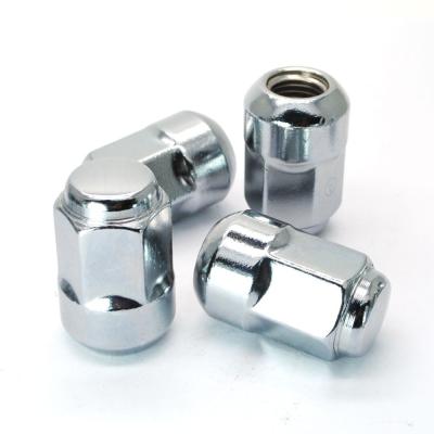 China Silver Wheel Lug Nuts 2.3 Cm Width , Honda Accord Wheel Rims With Ball Seat for sale