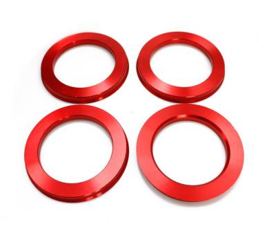 China High Performance Red Wheel Hub Centric Rings 108 To 78.1 Mm For Chevrolet GMC for sale