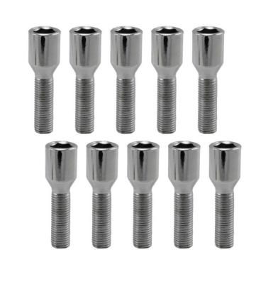 China Durable Tuner Locking Wheel Bolts 12x1.5 Mm Threads Titanium Material Type for sale