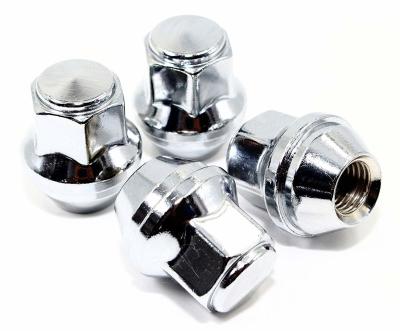 China 19mm Hex Acura Car Accessories / Chrome Large Acorn Seat Lug Nuts 12x1.5mm for sale