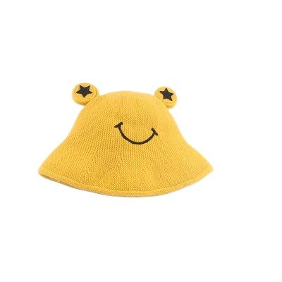 China 2021 Hotsale High Quality Creative Cute Dobby Frog Eyes Cute Dobby Fisherman Beanie Hats Girls Kids Baby Boy Bucket Hat for sale