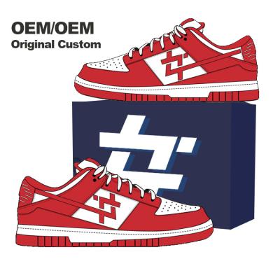 China Fashion Trend High Top Woman S Skateboard Shoes For Spring OEM High Top For Men Sneakers With Custom Logo for sale