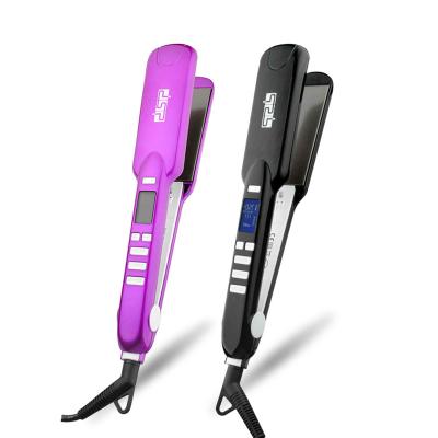 China Household DSP LCD Show Professional Ceramic Electric High Heat Hair Straightener With Touch Screen Function for sale