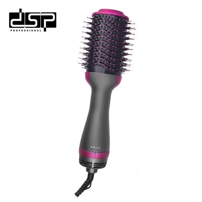 China DSP Round Hair Curler One Step Hair Straightener Brush Hair Dryer Round Hot Steam/Air Brush for sale