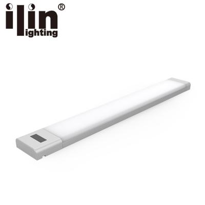 China Modern Ultra Thin LED Hand Scan Sensor DC 12V Motion Sensor Under Cabinet Light for sale