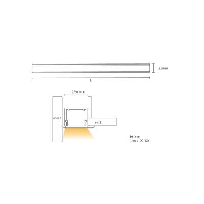 China Modern Most Popular Led Under Cabinet Kitchen Lights Hotel Led Under Cabinet Light Cabinet Light for sale