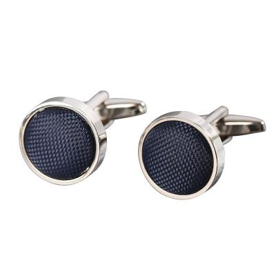 China Shirt button ornament High Quality CuffLink Custom logo Newest Men's Metal Cufflinks wrap Diamond around cufflink for sale