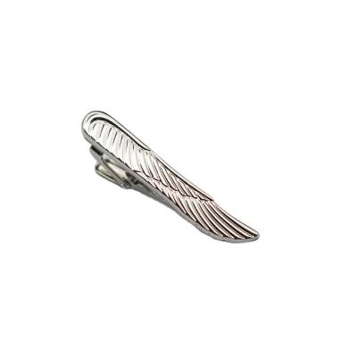 China Business Men's personalized Phi Beta Sigma Fraternity silver bow tie accessory Angel Wings tie clip for sale