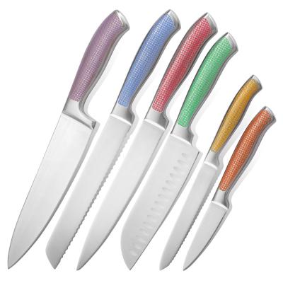 China Sustainable Premium Kitchen Knife Set With Wooden Block Home Kitchen Cutlery Set With Knife Sharpener And 8 Steak Knives for sale