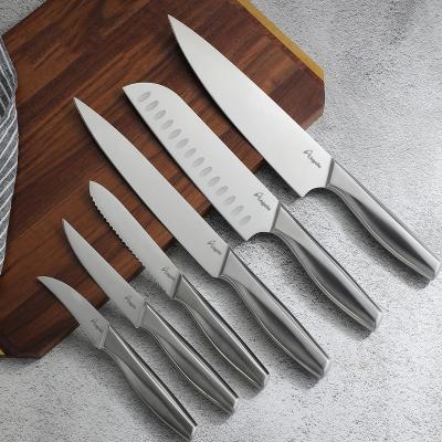 China Unique Viable Full Tang Hollow Handle Design, Ultra Sharp Kitchen Knife Blades for sale