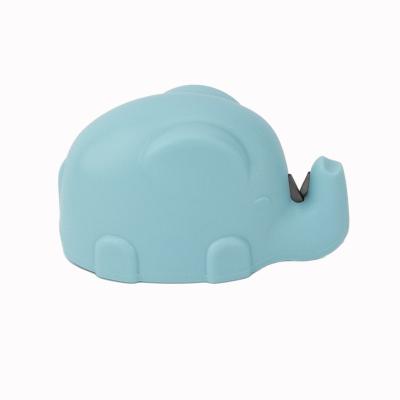 China New Viable Mode Household Mini Elephant Cartoon Pattern Manual Knife Sharpener for sale