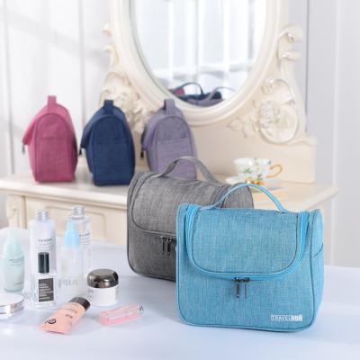 China Fast Shipping Oxford Travel Fast Shipping Hanging Wash Cosmetic Bag For Women Men for sale