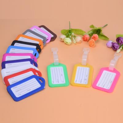 China Unique wholesale cheap pp duroplasts with different colors name tag for luggage for sale