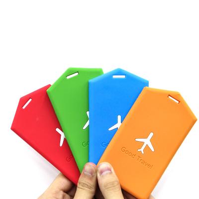 China Baggage and Flare Custom Place Travel PVC Airplane Luggage Tag Wholesale for sale