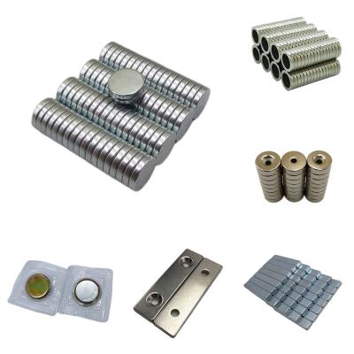 China Industrial Rare Earth Magnet Permanent Sintered Neodymium Magnet Neo NdFeB Manufacturer For Generator Motor for sale