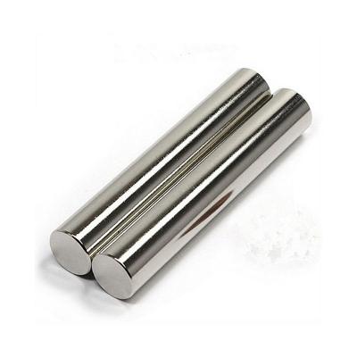 China Stainless Steel Neodymium Magnet 12000 Guass Powerfu Industrial Permanent Ndfeb Neodymium Magnet Rod Magnetic Bars for sale