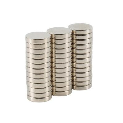 China Industrial Magnet Nickel Coated Magnet Neodymium NdFeB Disc Magnet N42 Power Customized Size Magnet for sale