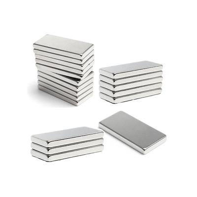 China China NdFeB Industrial Rare Earth Block Magnet N35 N42 N52 Flat Magnet Nickel Coating Magnet for sale