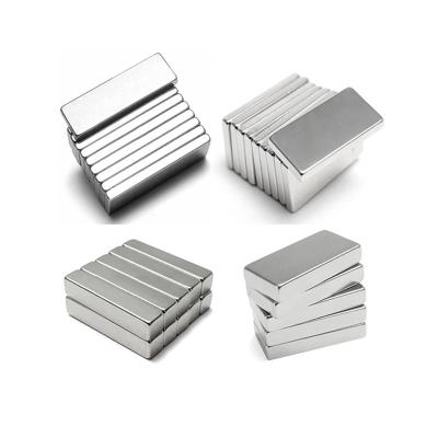 China Industrial Magnet Ndfeb Rectangle Block Magnet Rare Earth Magnetic N35 N42 N52 Ndfeb Square Magnet for sale