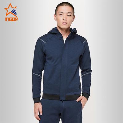 China Wholesale men's exercise clothing running men's sports hoodie jacket antibacterial bamboo clothing for sale