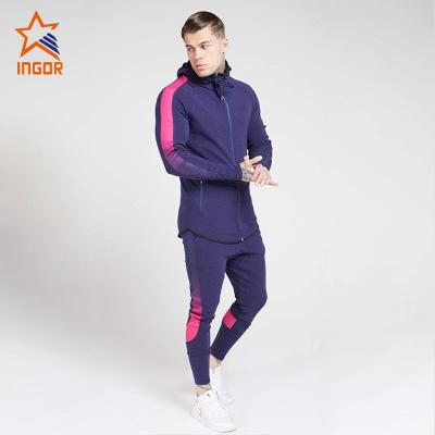 China Wholesale Antibacterial Jogging Running Suit Men Wear Hoodie Slimming Sport Pants for sale