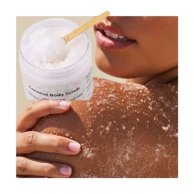 China Exfoliator Coconut Body Scrub For Scrubber Exfoliating Cleansing Softens Remove Dead Skin Cells Brighten To Peel Skin To Radiant Air for sale