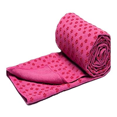 China Non Slip Microfiber Yoga Mat Towel Anti Slip Yoga Mat Towel Customized Wholesale Safe For Kids for sale