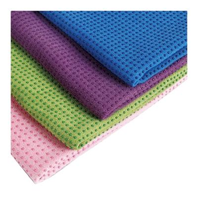 China Microfiber Yoga Mat Towel logo printed customized high quality safe for kids non slip yoga towel for sale